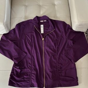 Chico's Deep Purple Utility Jacket